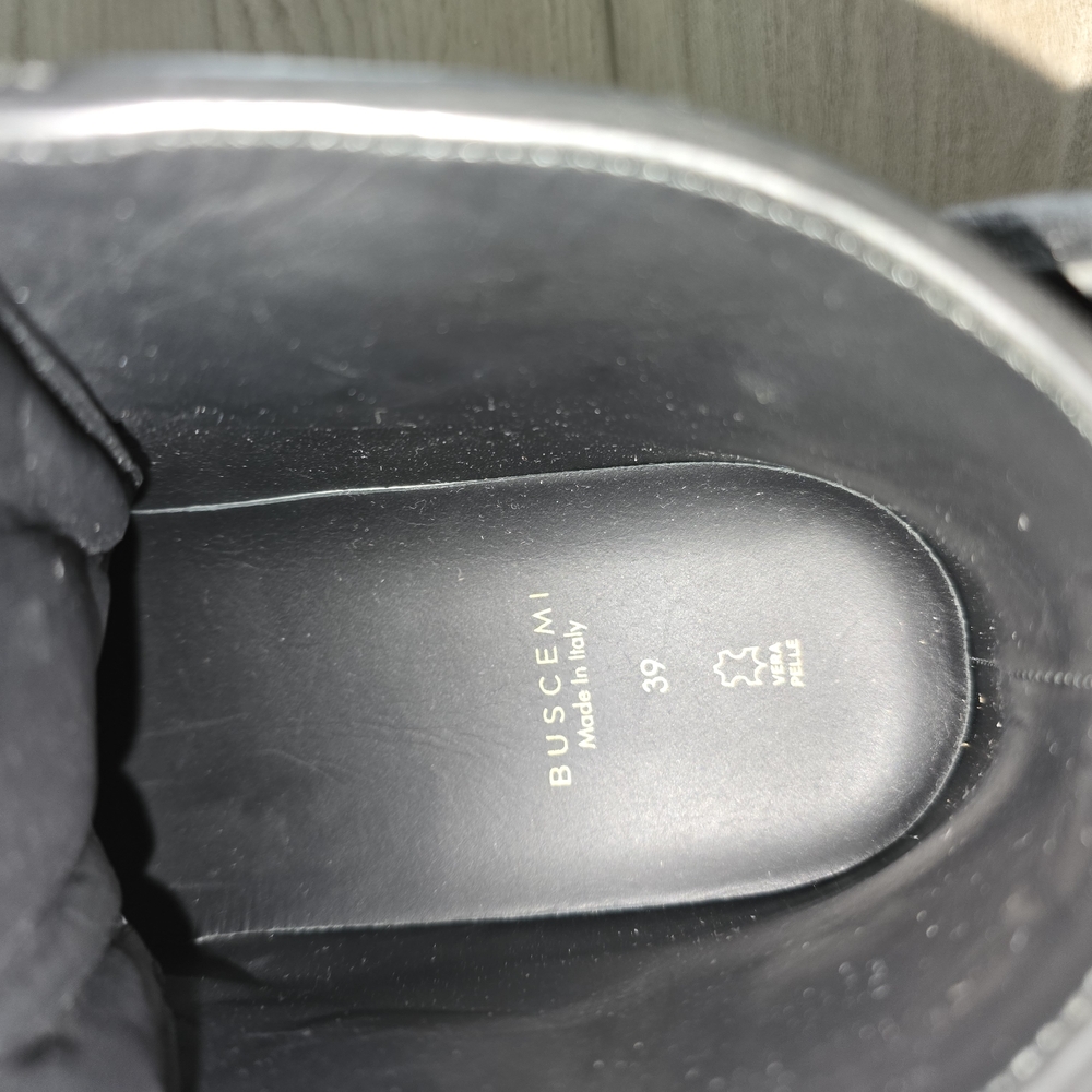 Black Sneakers with Gold Accents - Picture 5 of 6